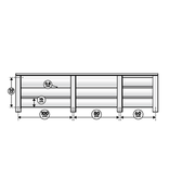 Cando Brighton moderne en strakke uitstraling, mat veiligheid glas