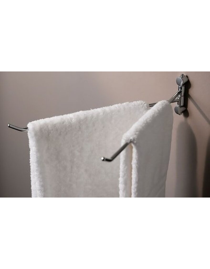 Viva chroom Draaibare Handdoekhouder Viva Chroom