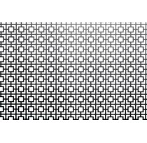 Cando Cando Maze alu zilver paneel 50 x 100 cm