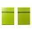 Duraline Cube Lime planchet of plankendrager