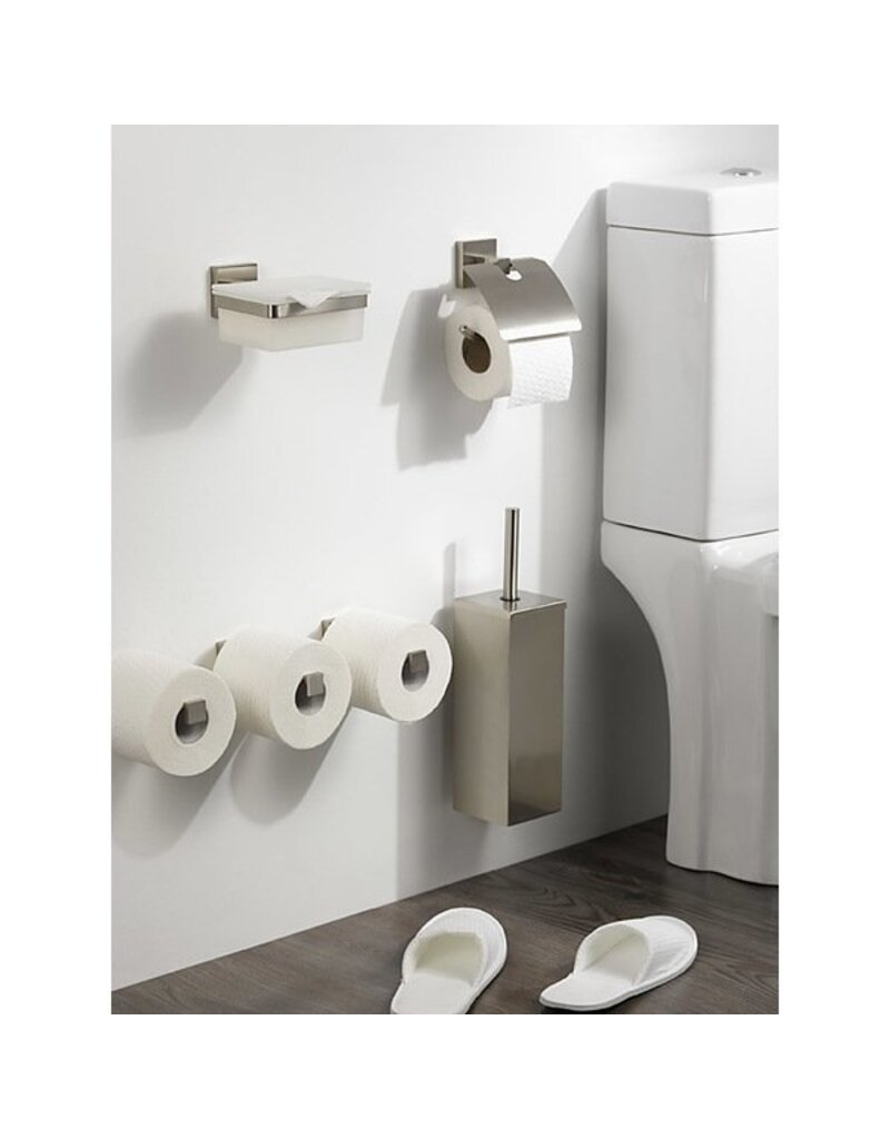 Mezzo Toiletborstel met houder Mezzo chroom