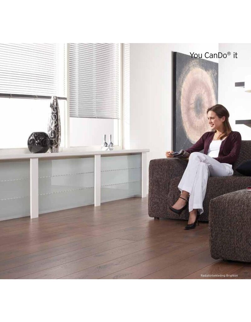 Cando Brighton radiatorombouw: Glas set 100 cm