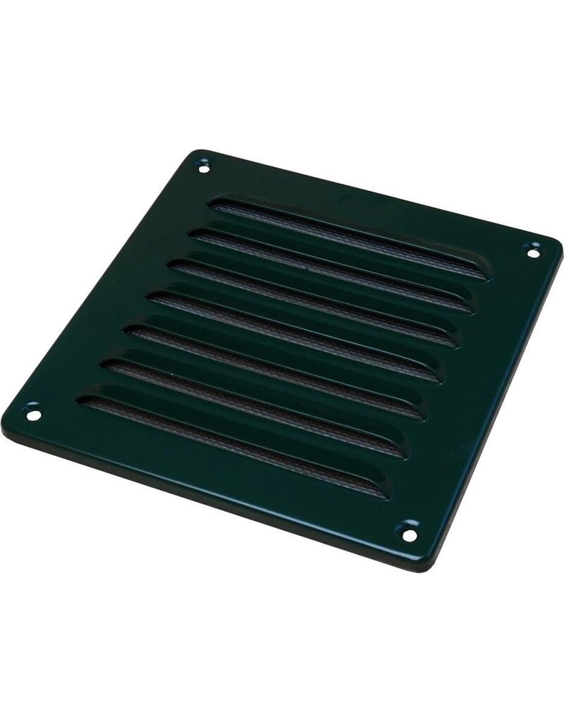 Airpro Schoepenrooster 155x155mm donkergroen