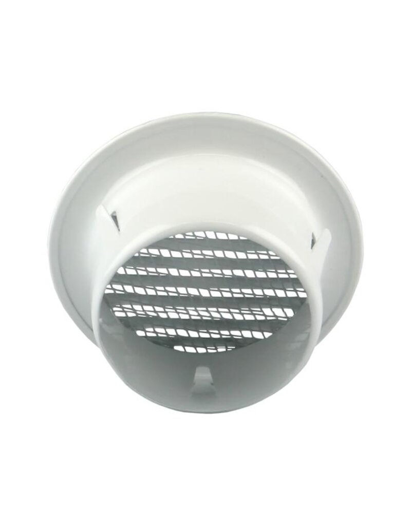 RENSON RENSON Schoepenrooster rond 80mm alu wit ral9010