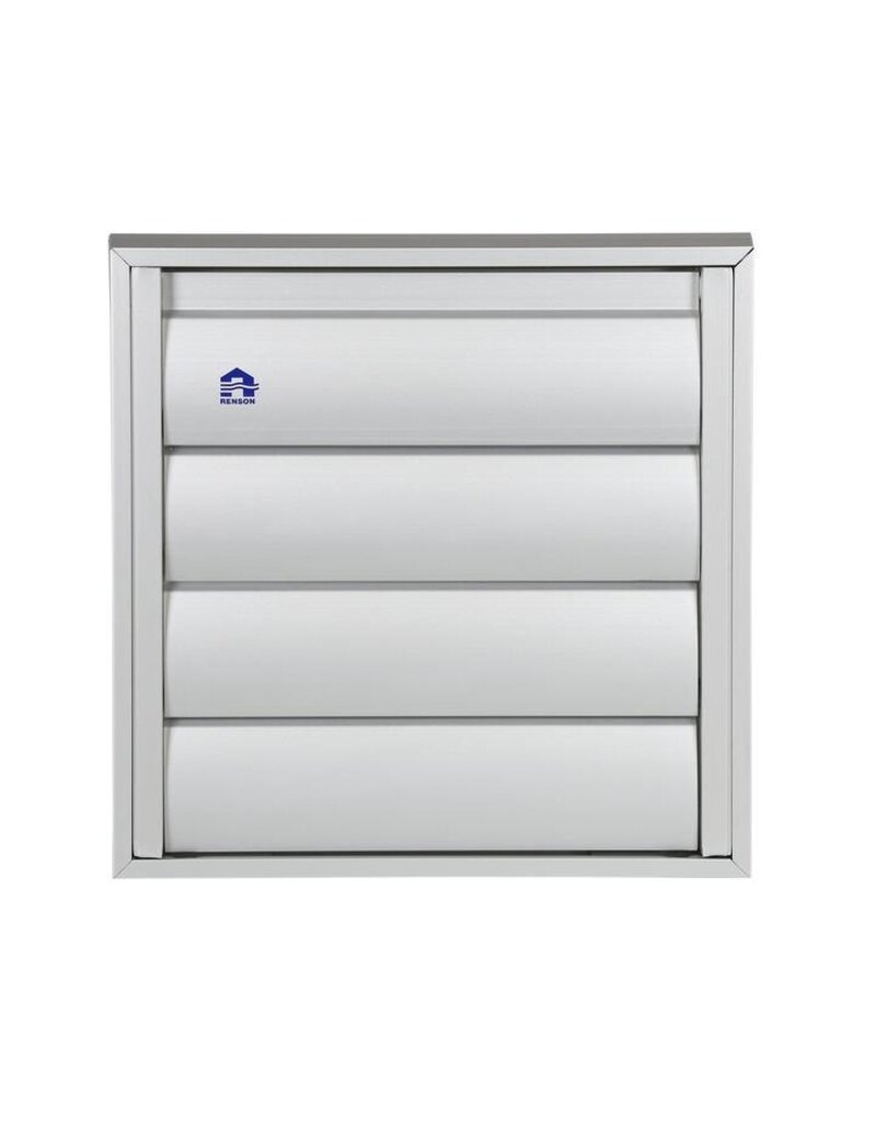 RENSON Dampkap lamellenrooster zilver 210x210 mm  RENSON 433