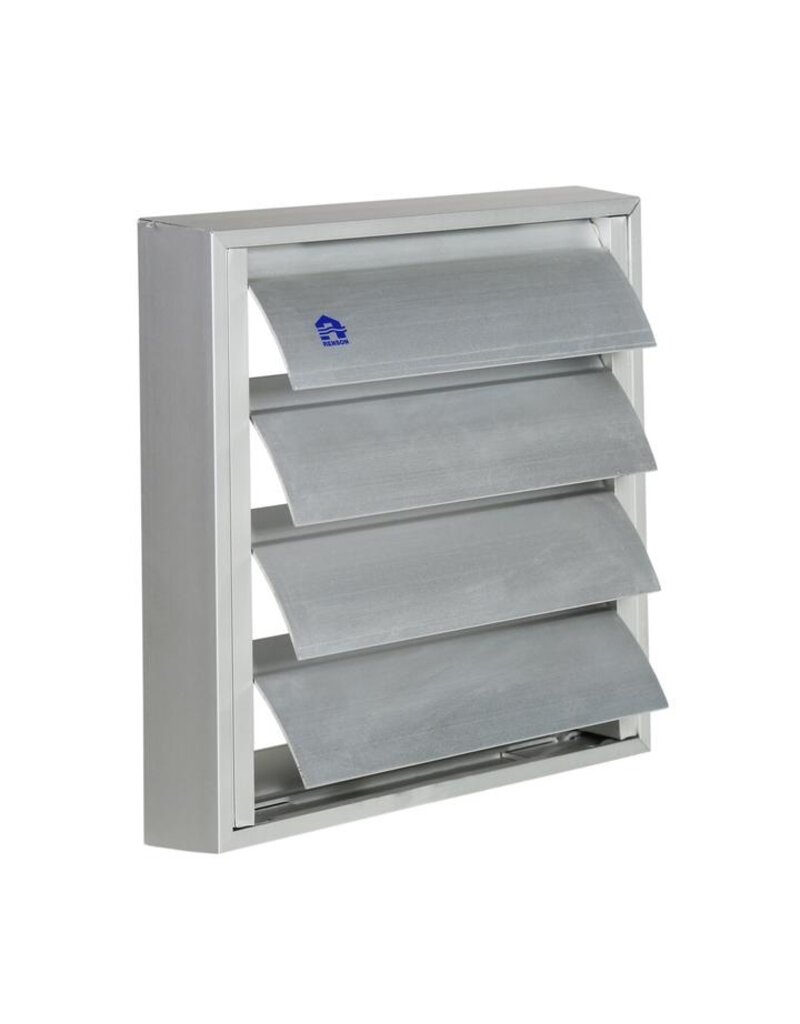 RENSON Dampkap lamellenrooster zilver 210x210 mm  RENSON 433