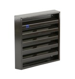 RENSON Muurrooster opbouw  van aluminium is weersbestendig, het muurrooster is voorzien van een insectengaas.