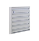 RENSON Muurrooster opbouw  van aluminium is weersbestendig en is voorzien van een insectengaas RENSON 431