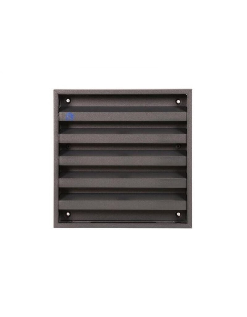RENSON Muurrooster opbouw  van aluminium antraciet voorzien van een insectengaas RENSON 431