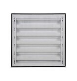 RENSON Muurrooster opbouw van aluminium is weersbestendig en is voorzien van een insectengaas RENSON431