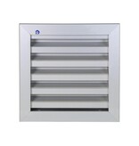 RENSON Muurrooster inbouw van aluminium is weersbestendig en is voorzien van een insectengaas RENSON 411