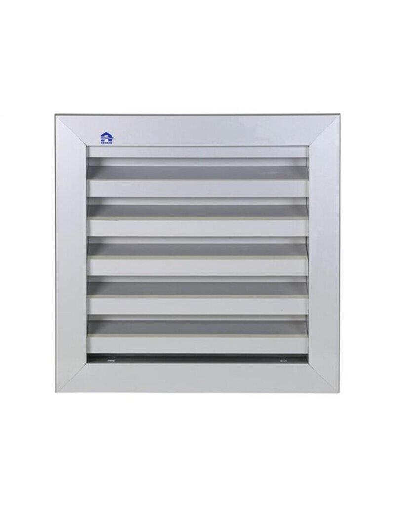 RENSON Muurrooster inbouw van aluminium is weersbestendig en is voorzien van een insectengaas RENSON 411