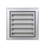 RENSON Muurrooster inbouw van aluminium is weersbestendig en is voorzien van een insectengaas RENSON 411