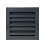 RENSON Muurrooster inbouw van aluminium is weersbestendig en is voorzien van een insectengaas RENSON 411