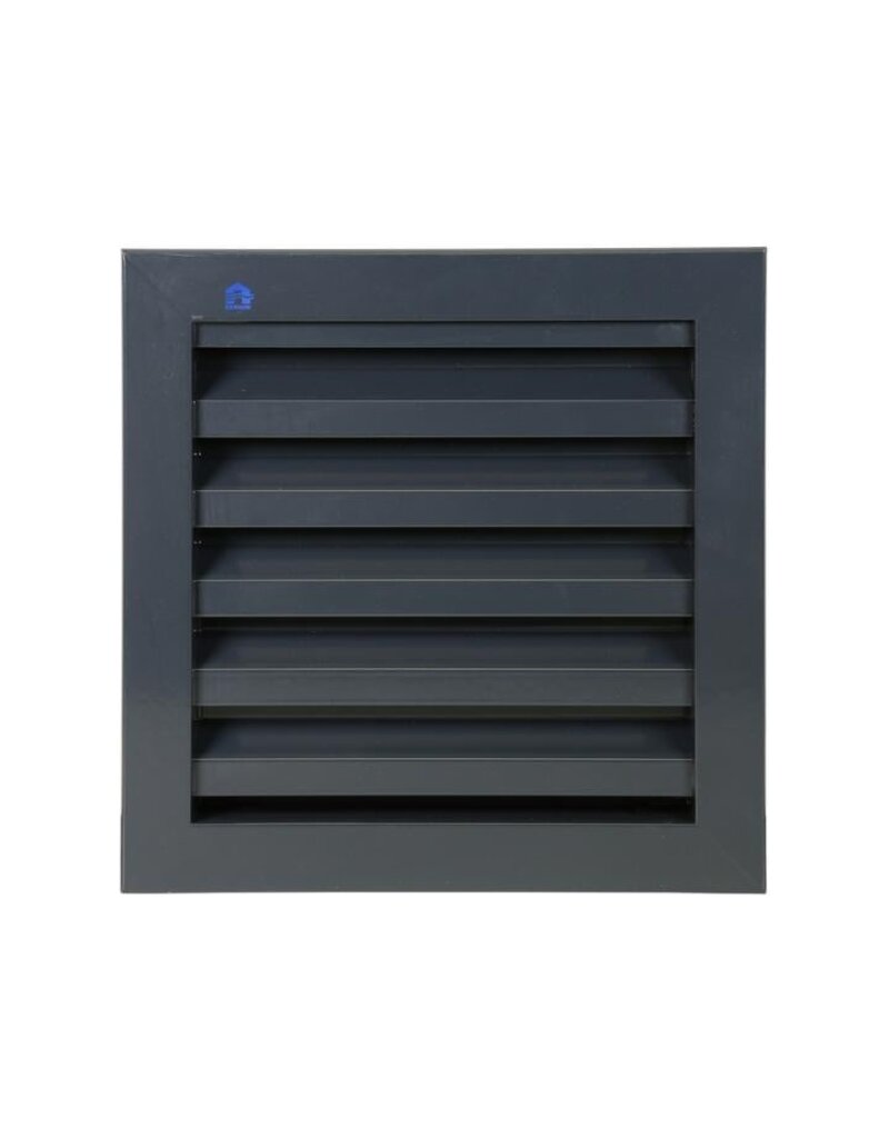 RENSON Muurrooster inbouw van aluminium is weersbestendig en is voorzien van een insectengaas RENSON 411