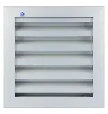 RENSON Muurrooster inbouw van aluminium is weersbestendig, het muurrooster is voorzien van een insectengaas