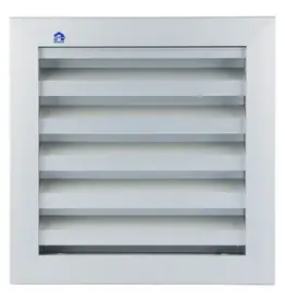 RENSON RENSON muurrooster inbouw zilver 200x200mm