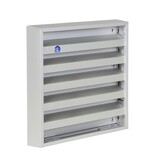 RENSON Muurrooster opbouw van aluminium is weersbestendig en is voorzien van een insectengaas RENSON 431