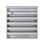 RENSON Muurrooster opbouw van aluminium is weersbestendig en is voorzien van een insectengaas RENSON431