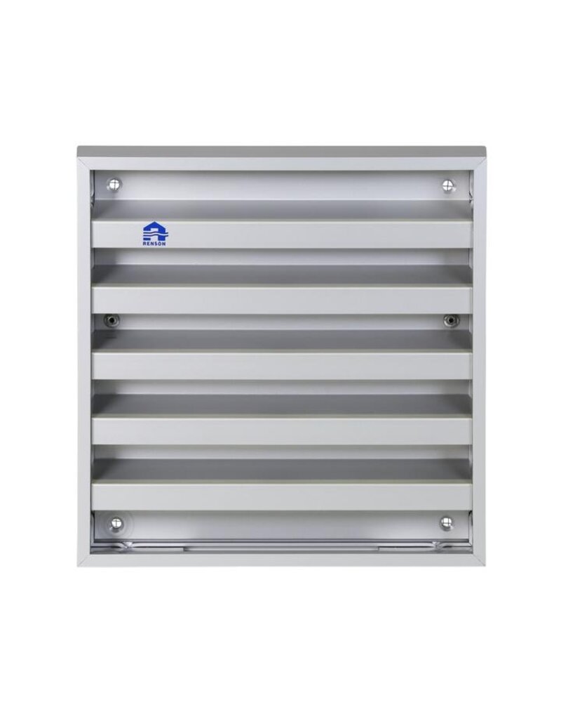 RENSON Muurrooster opbouw van aluminium is weersbestendig en is voorzien van een insectengaas RENSON431