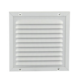 RENSON RENSON opbouw schoepenrooster wit 15x15