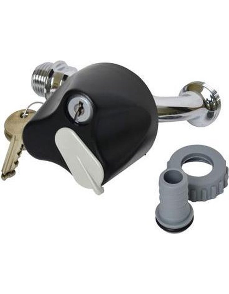 sensys Tapkraan met sleutelslot 1/2'' buitendraad