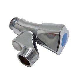 Sanivesk Wasmachinekraan met beluchter verchroomde knop