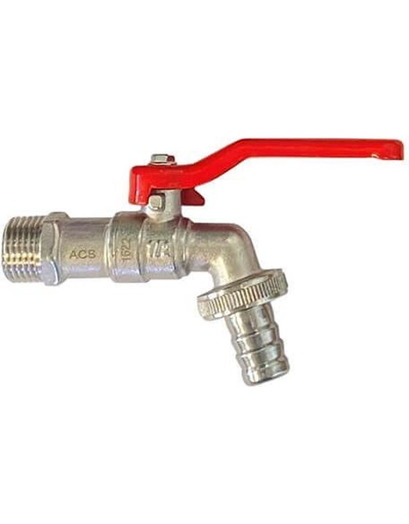 Sanivesk Sanivesk buitenkraan met hendelbediening + slangwartel