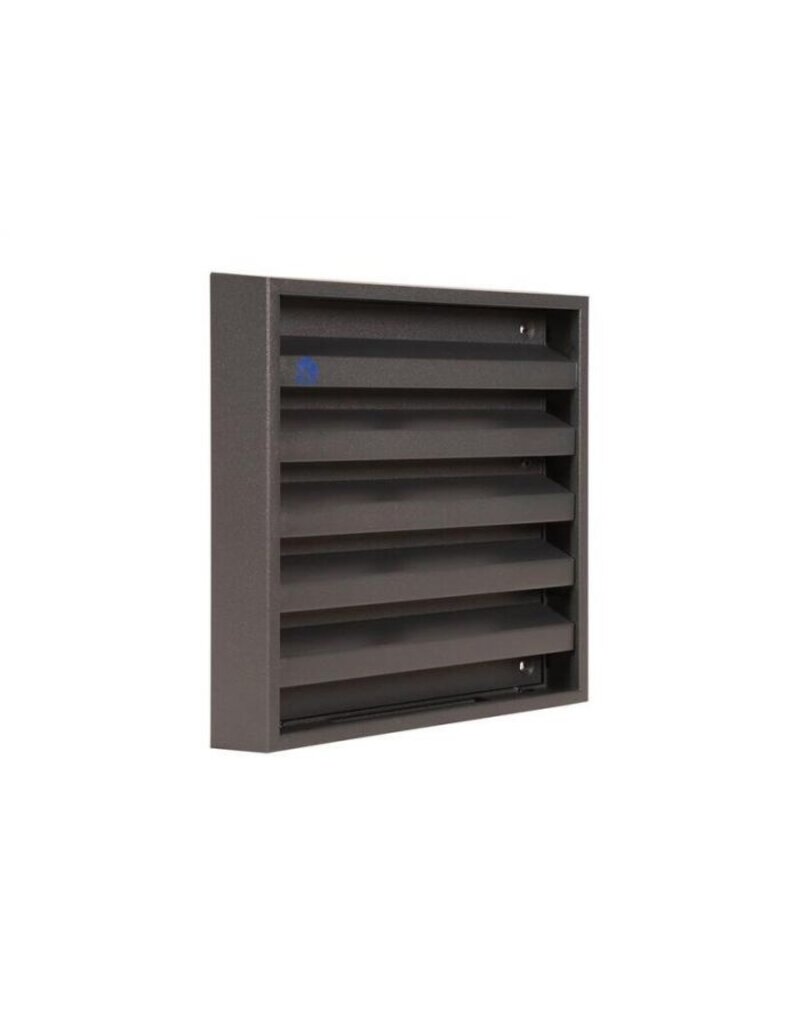 RENSON Muurrooster opbouw  van aluminium antraciet voorzien van een insectengaas RENSON 431