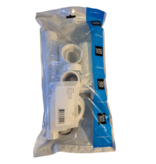 Sanivesk Sanivesk wastafelsifon wit kunststof 5/4'' smal model