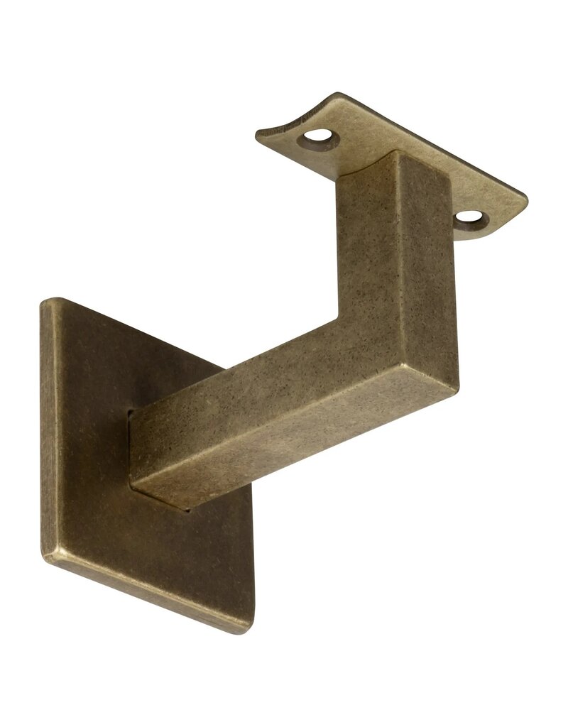 Cando Trapleuninghouder Milan oud brons strak design