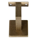 Cando Trapleuninghouder Milan oud brons strak design