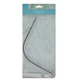 Intensions  U- luxe railgordijnrail bocht 90 graden met koppelstuk