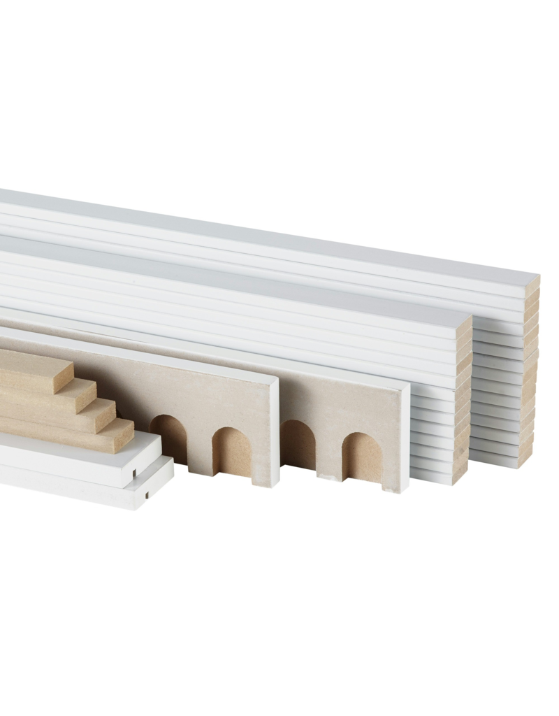 Cando Cando radiatorombouw Cambridge 153x100cm MDF wit gegrond
