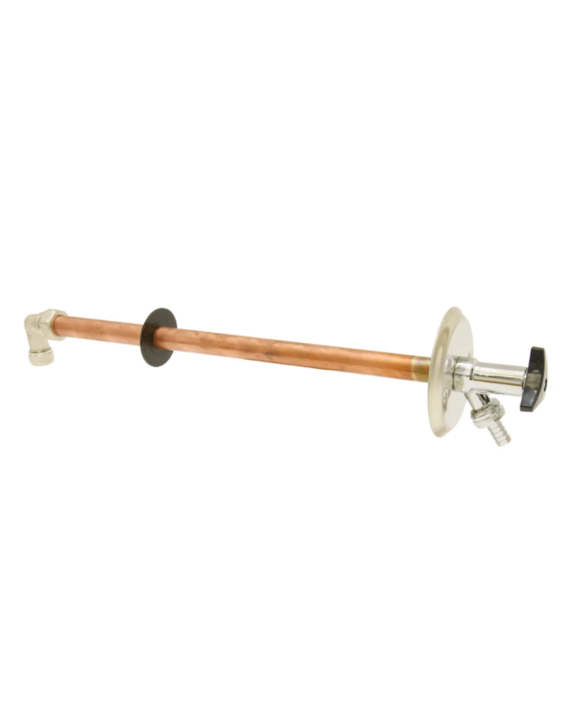 Sanivesk Luxe vorstvrije gevelkraan-combinatie 22mm met keerklep