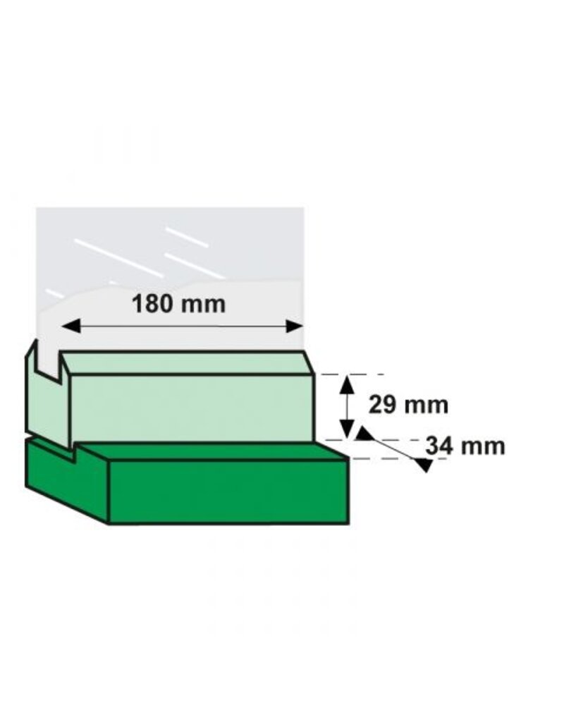 AXA AXAflex combi-uitzetter grijs-antraciet rechts