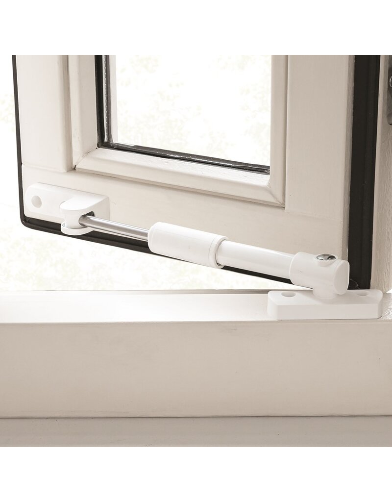 AXA AXA 20EX telescopische raamuitzetter grijs 20cm naar buiten draaiend  - Copy