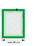 AXA AXA 20EX telescopische raamuitzetter grijs 20cm naar buiten draaiend  - Copy