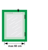 AXA AXA 30EX telescopische raamuitzetter grijs 30cm naar buiten draaiend  - Copy - Copy