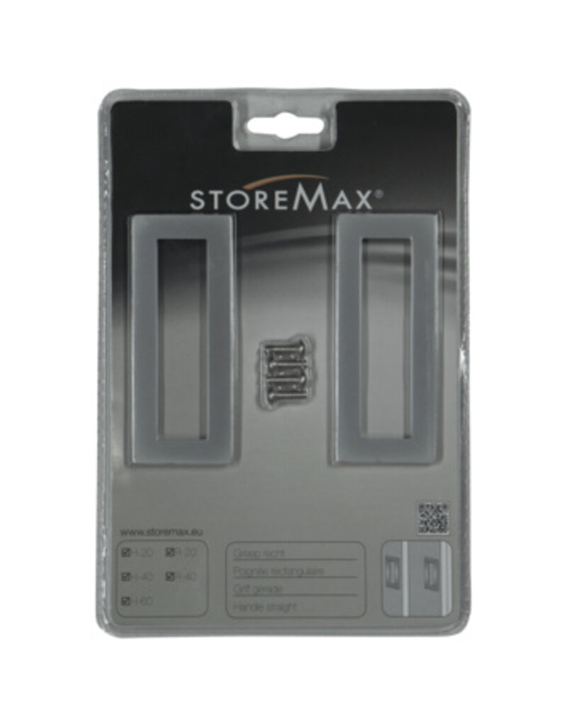 Storemax Storemax handgreep recht aluminium