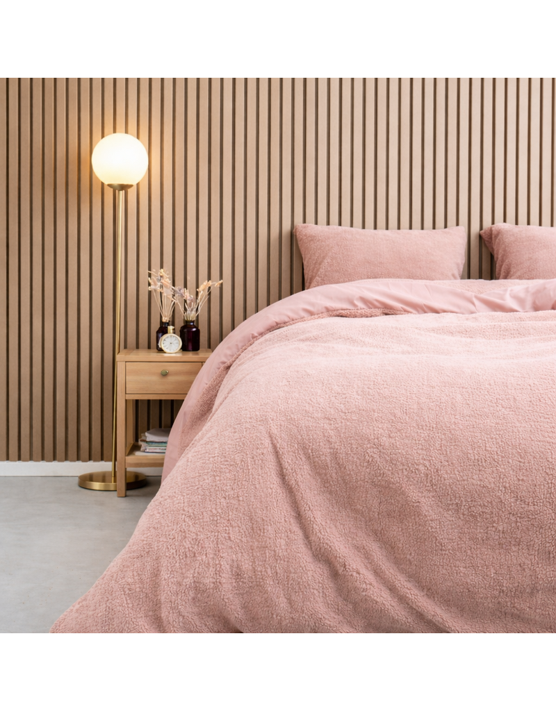 Sleeptime Teddy dekbedovertrek roze (240 x 200/220 + 2 slopen)