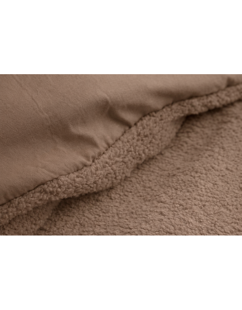 Sleeptime Teddy dekbedovertrek taupe (140 x 200/220 + 1 sloop)