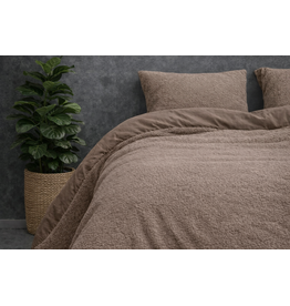 Sleeptime Teddy dekbedovertrek taupe Sleeptime 240cm