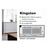Cando Cando radiatorombouw Kingston 153x100cm MDF wit gegrond