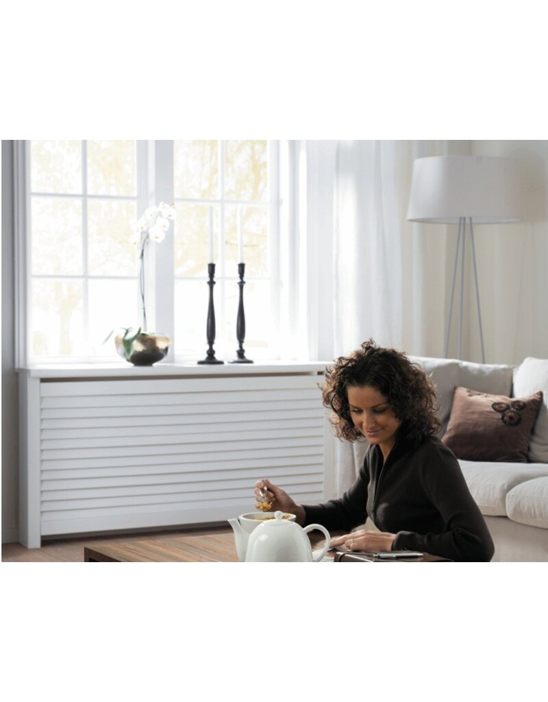 Cando Cando radiatorombouw Kingston 153x100cm MDF wit gegrond