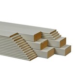 Cando Cando radiatorombouw Kingston 153x100cm MDF wit gegrond