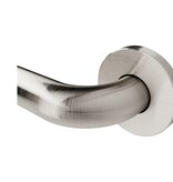 HACEKA Compacte rechte badgreep van 30cm in modern geborsteld RVS look. Duurzaam en veilig.