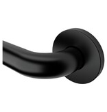 HACEKA Compacte rechte handgreep van 30cm uitgevoerd in een trendy mat zwarte afwerking. Stijlvol en robuust.