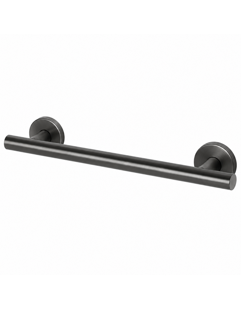HACEKA Moderne rechte wandbeugel van 40cm in een prachtige, krasvaste geborstelde RVS look.