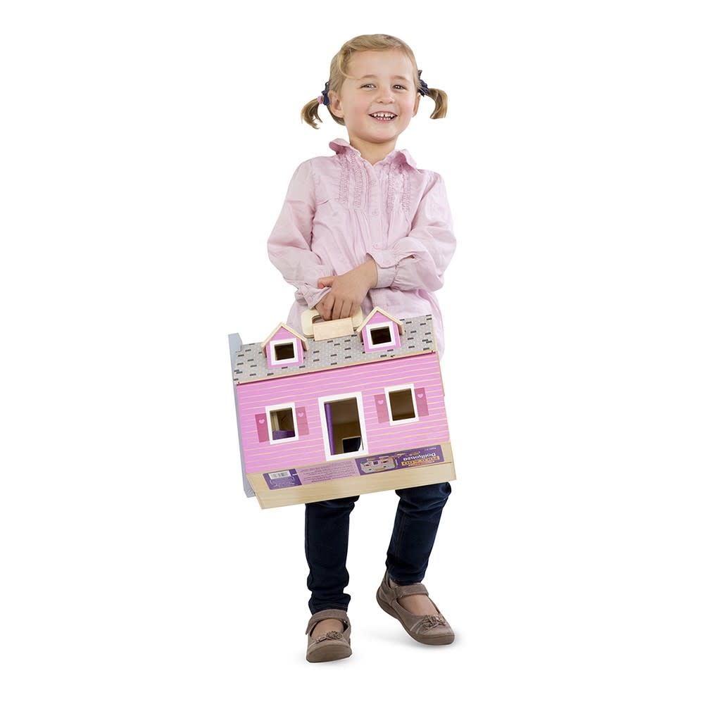 melissa & doug fold & go dollhouse